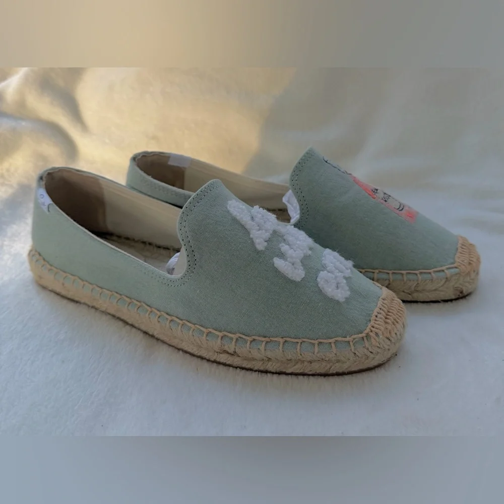 Bayside Beach Club Espadrille Sky Blue Size 8 Shoes La Vie En Rose Beachy NEW